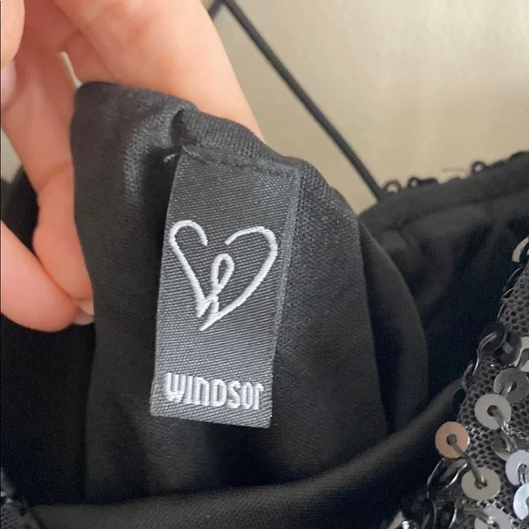 Windsor Raelyn Sequin Mini Party Dress NWT M - Picture 6 of 10